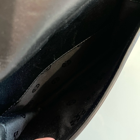 TORY BURCH ALEXA CONVERTIBLE BLACK LEATHER SHOULDER BAG - Picture 9 of 14